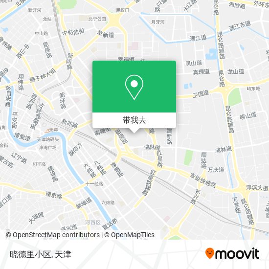 晓德里小区地图