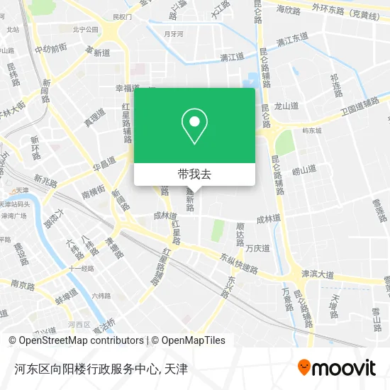 河东区向阳楼行政服务中心地图