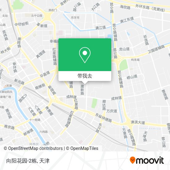 向阳花园-2栋地图