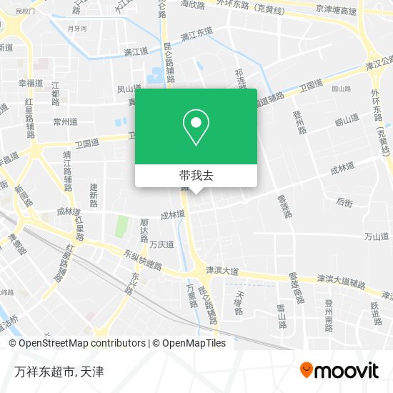 万祥东超市地图