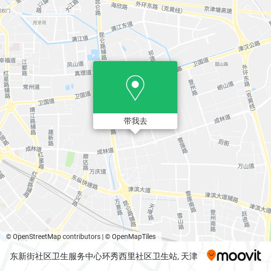 东新街社区卫生服务中心环秀西里社区卫生站地图