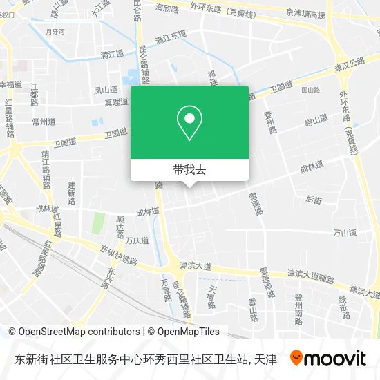 东新街社区卫生服务中心环秀西里社区卫生站地图