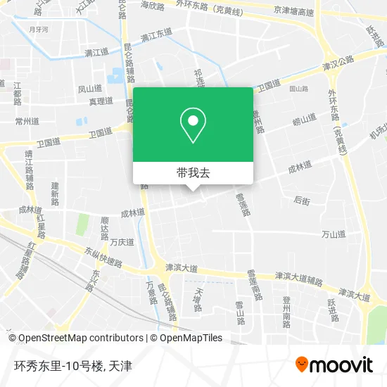 环秀东里-10号楼地图