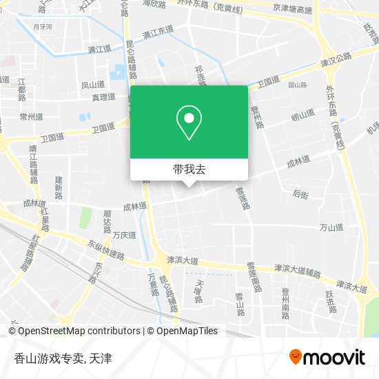 香山游戏专卖地图