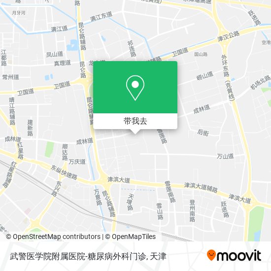 武警医学院附属医院-糖尿病外科门诊地图