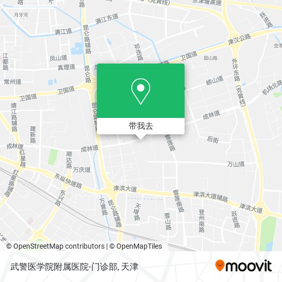 武警医学院附属医院-门诊部地图