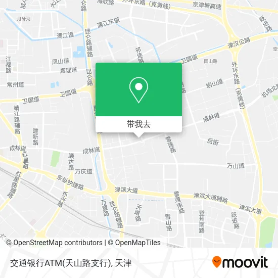 交通银行ATM(天山路支行)地图