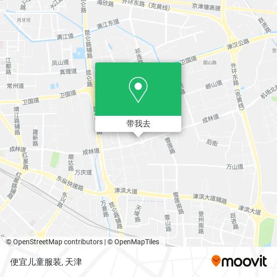 便宜儿童服装地图