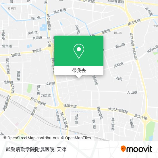武警后勤学院附属医院地图