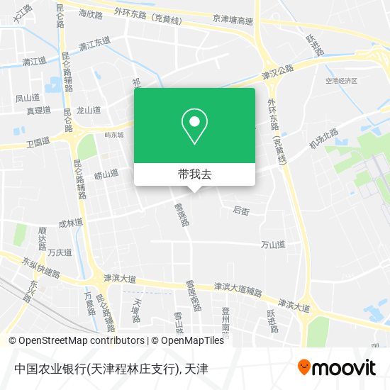 中国农业银行(天津程林庄支行)地图