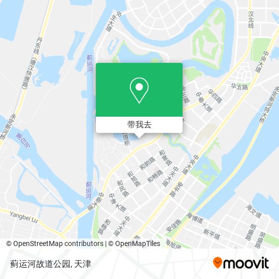 蓟运河故道公园地图