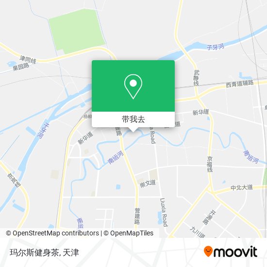 玛尔斯健身茶地图