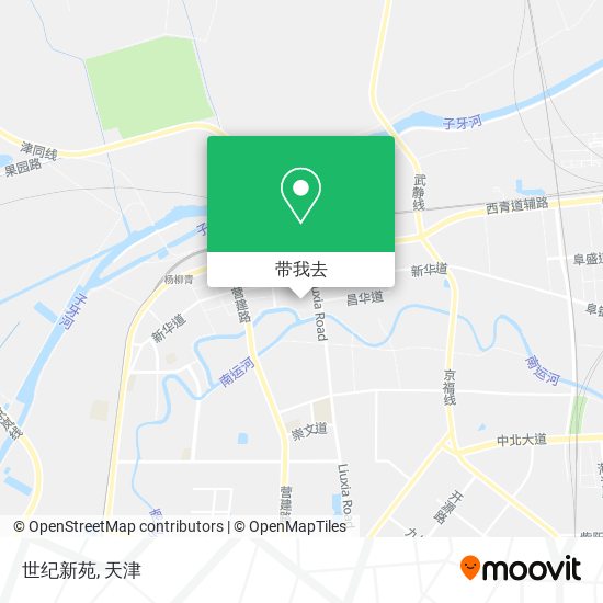 世纪新苑地图