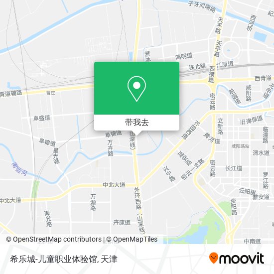 希乐城-儿童职业体验馆地图