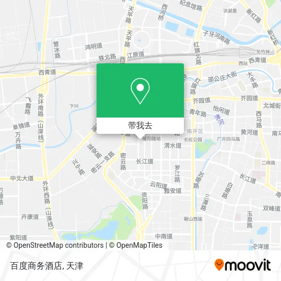 百度商务酒店地图