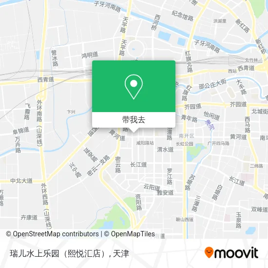 瑞儿水上乐园（熙悦汇店）地图