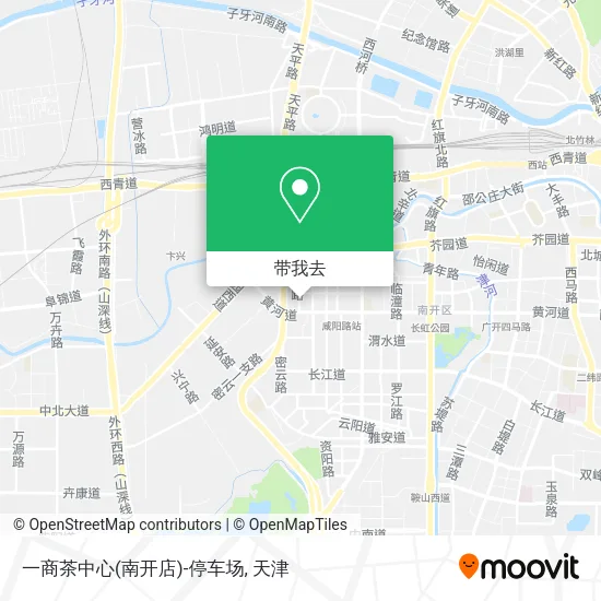 一商茶中心(南开店)-停车场地图