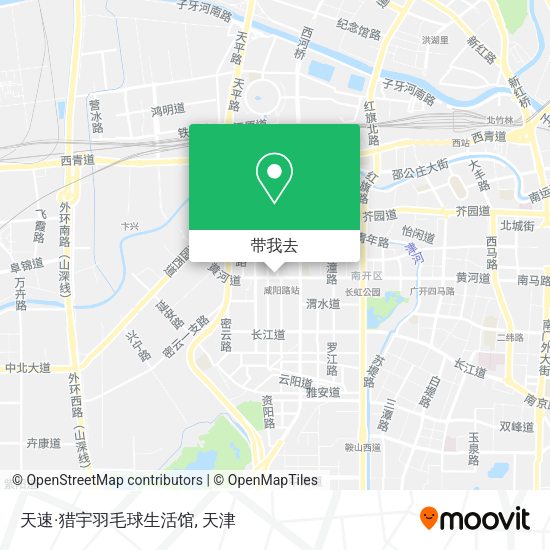 天速·猎宇羽毛球生活馆地图