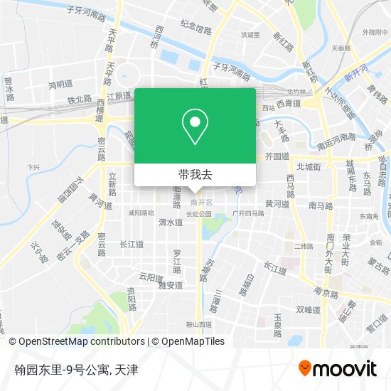 翰园东里-9号公寓地图