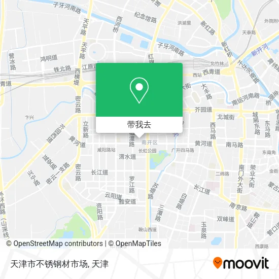 天津市不锈钢材市场地图