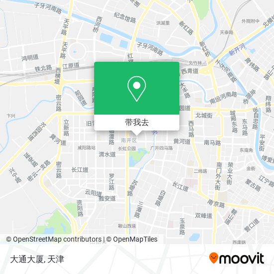 大通大厦地图