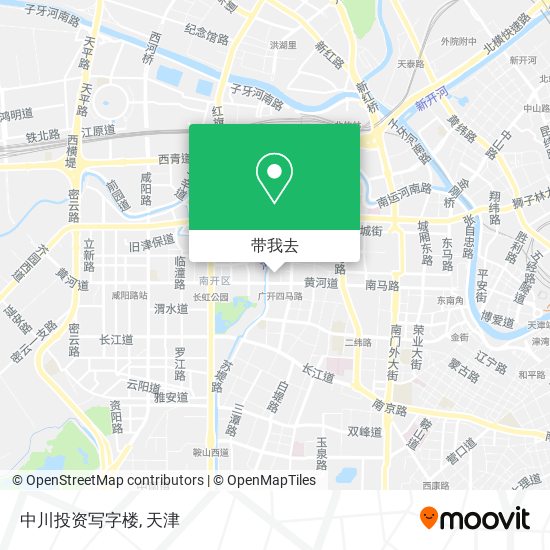 中川投资写字楼地图