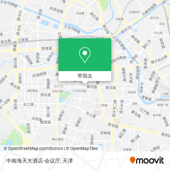 中南海天大酒店-会议厅地图