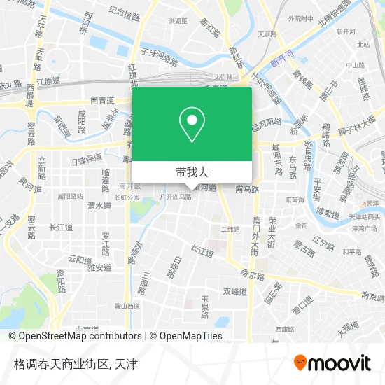 格调春天商业街区地图