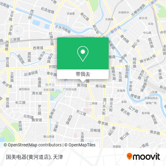 国美电器(黄河道店)地图