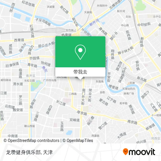 龙瓒健身俱乐部地图