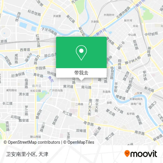 卫安南里小区地图