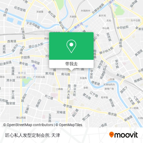 匠心私人发型定制会所地图