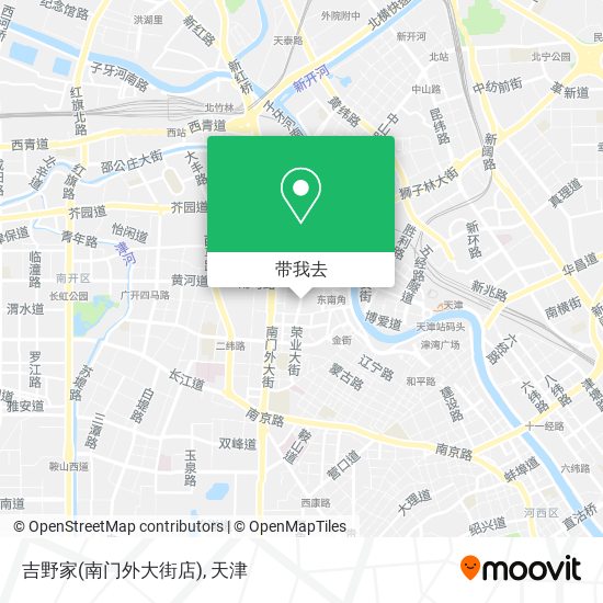 吉野家(南门外大街店)地图