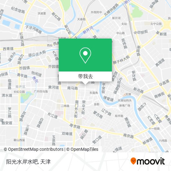 阳光水岸水吧地图