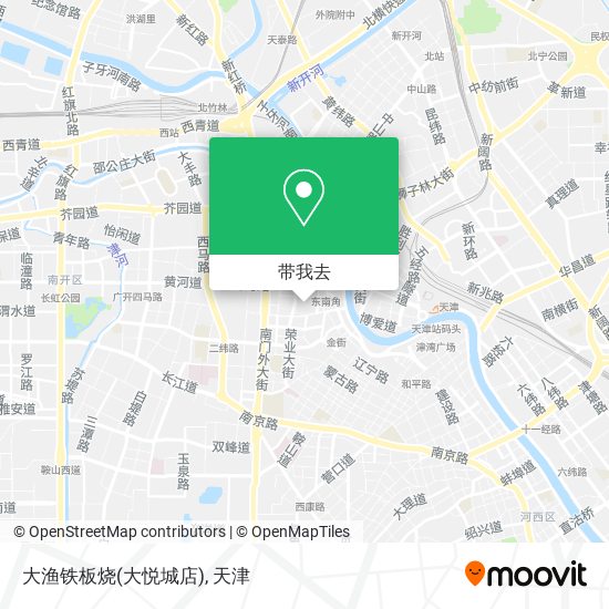 大渔铁板烧(大悦城店)地图