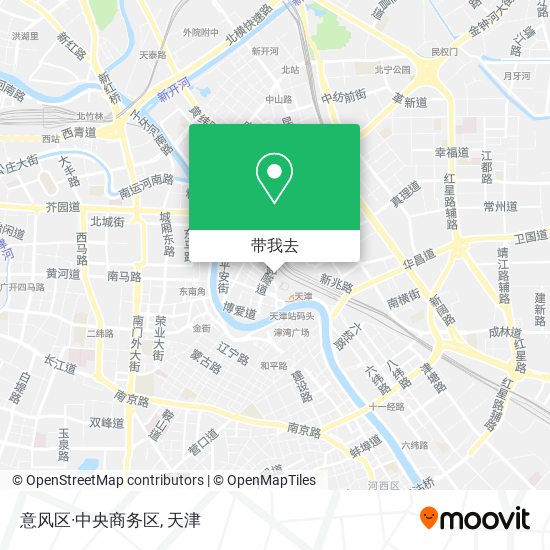 意风区·中央商务区地图