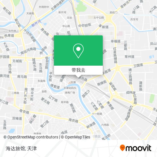 海达旅馆地图