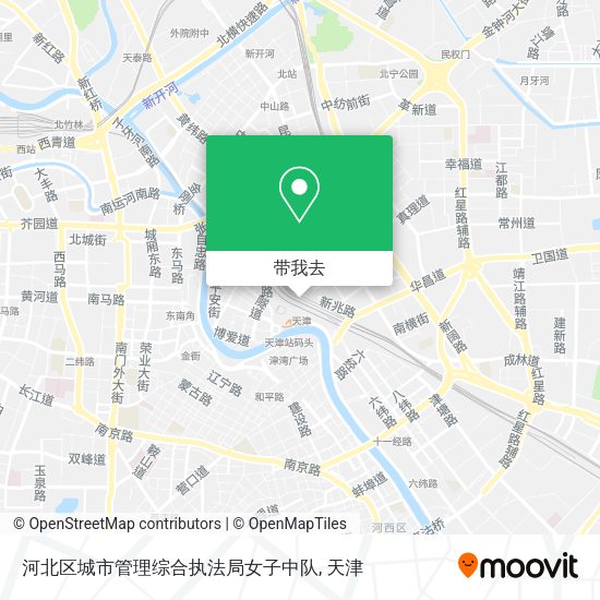 河北区城市管理综合执法局女子中队地图