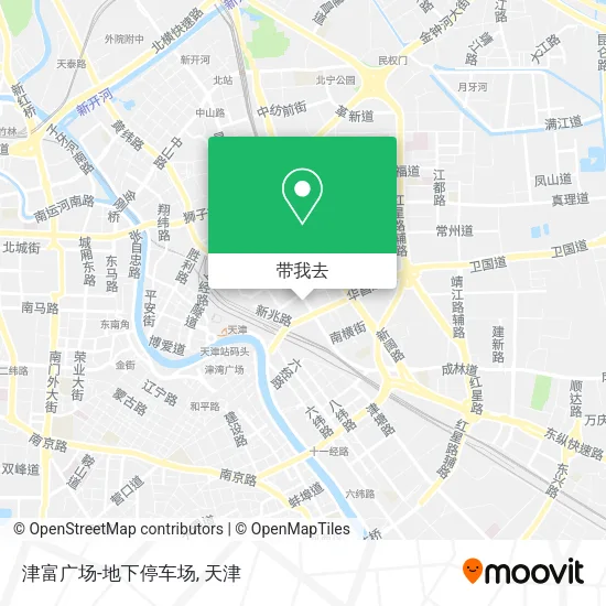 津富广场-地下停车场地图
