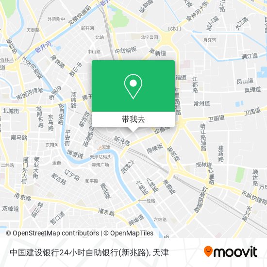 中国建设银行24小时自助银行(新兆路)地图