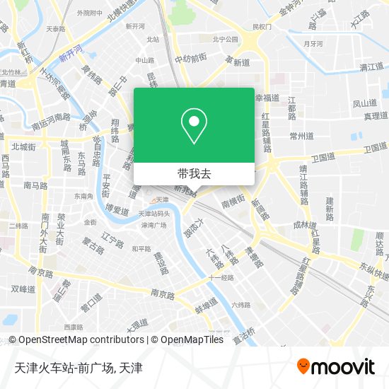 天津火车站-前广场地图