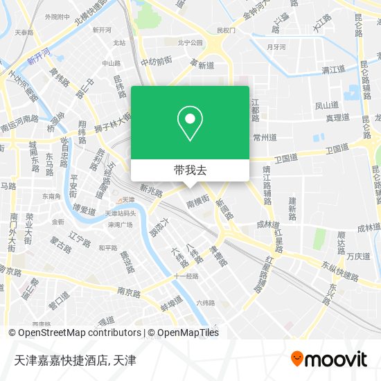 天津嘉嘉快捷酒店地图