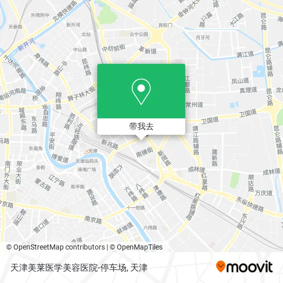 天津美莱医学美容医院-停车场地图