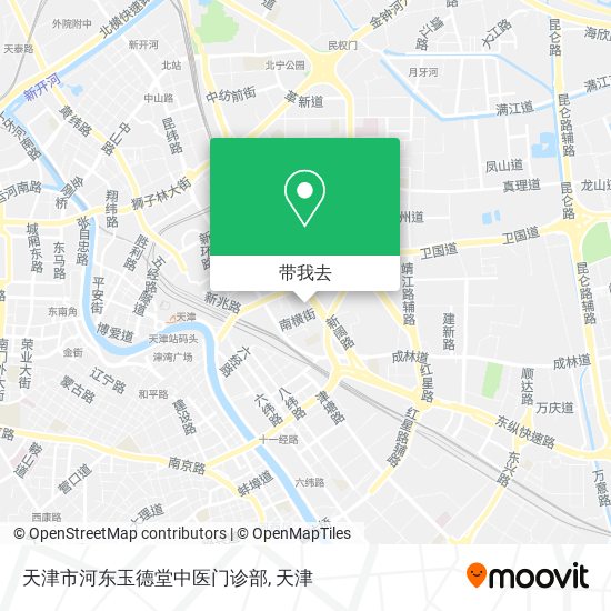 天津市河东玉德堂中医门诊部地图
