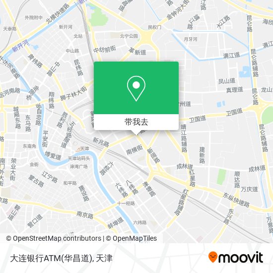 大连银行ATM(华昌道)地图