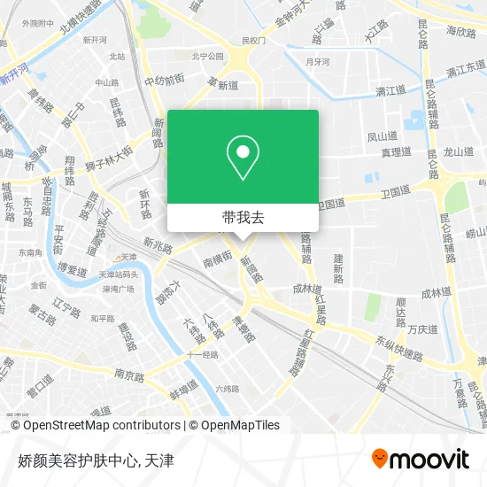娇颜美容护肤中心地图