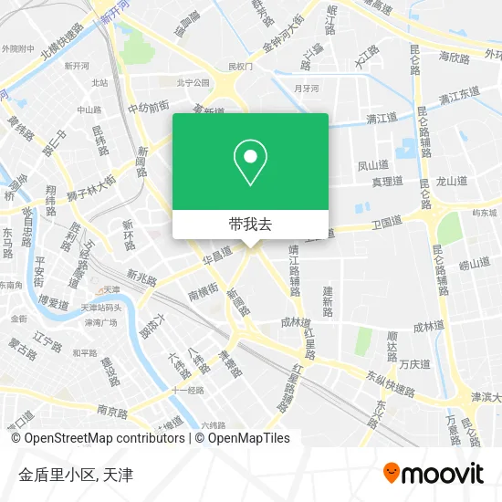 金盾里小区地图