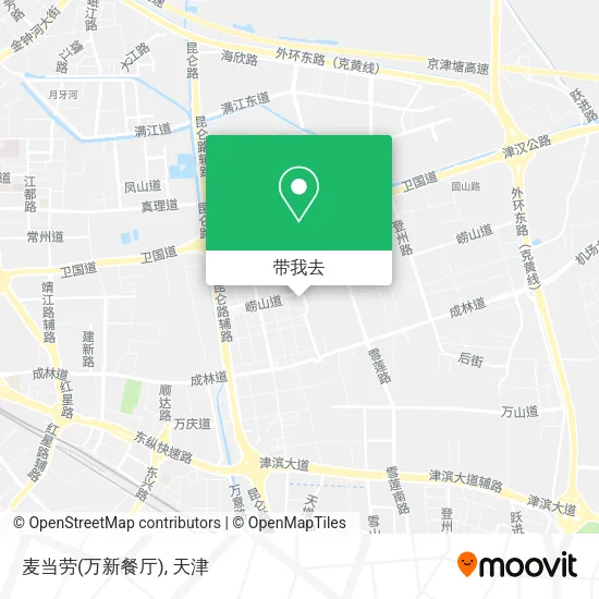 麦当劳(万新餐厅)地图