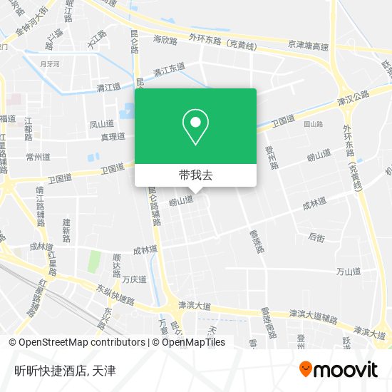昕昕快捷酒店地图