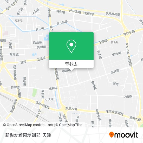 新悦幼稚园培训部地图